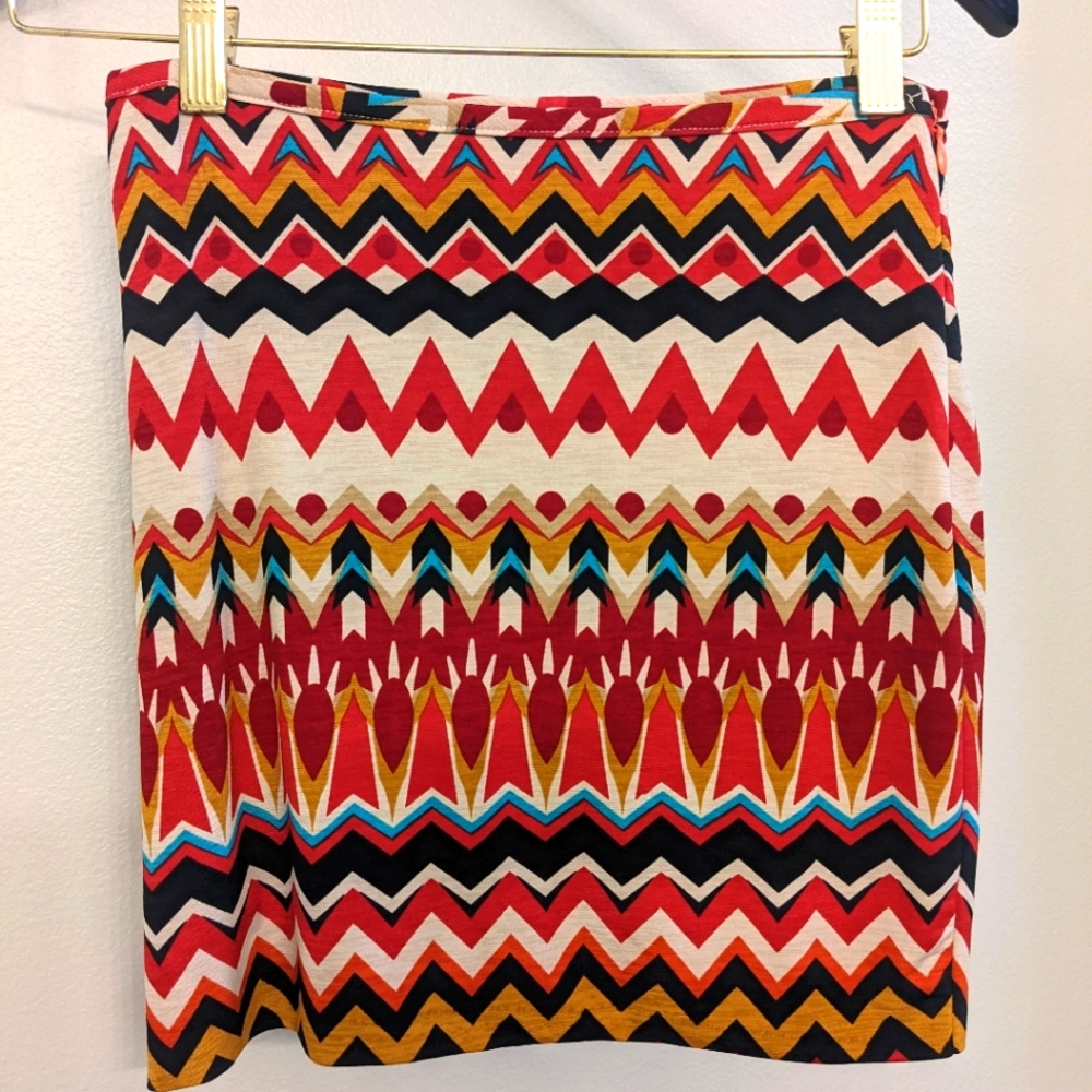 Aztec mini skirt